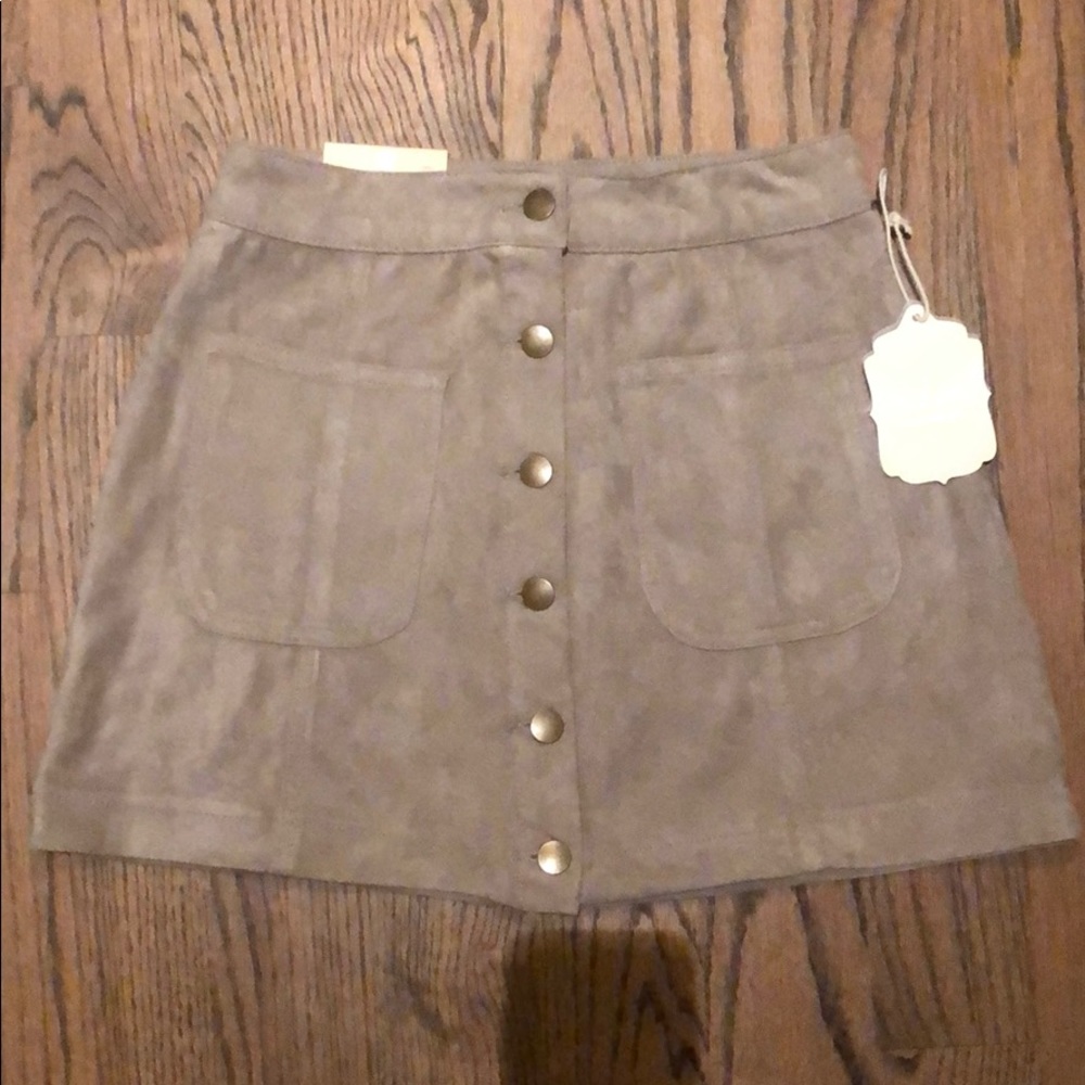 Altered State microfiber suede skirt